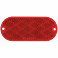 Optronics Oblong, red, self adhesive/screw mount RE11RB
